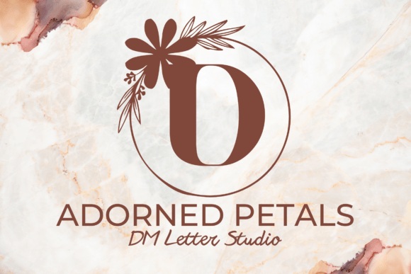 Adorned Petals Monogram: A Font That Elevates Branding