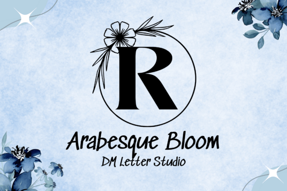 Arabesque Bloom Monogram