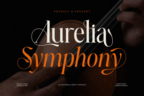 Aurelia Symphony: A Serif Font That Elevates Digital Design