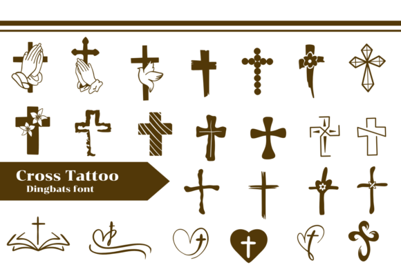 Cross Tattoo: A Font with Sacred Grace