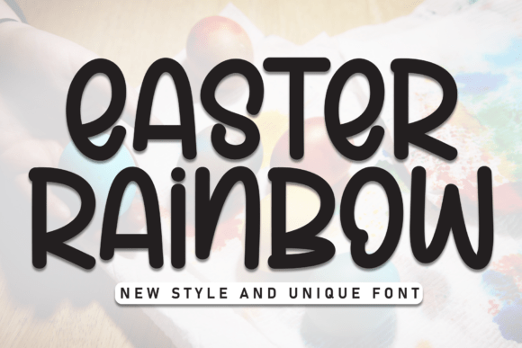 Easter Rainbow: A Designer’s Font for Branding Magic