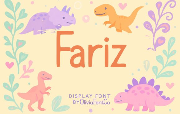 Fariz: A Versatile Display Font for Digital Design