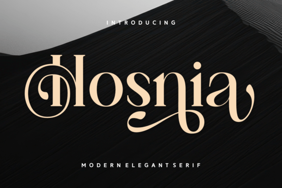 Hosnia: A Serif Font for Editorial Elegance