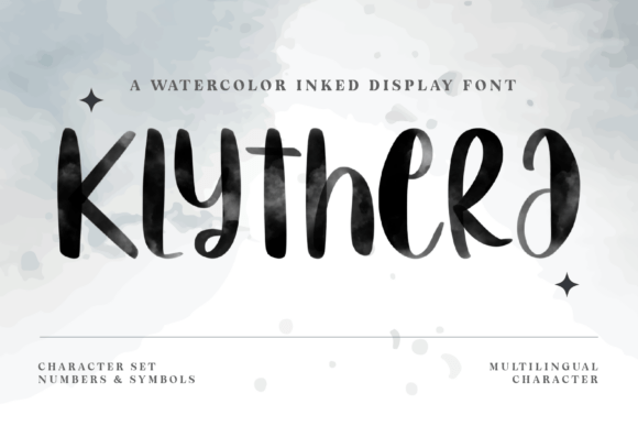 Klythera: A Display Font for Creative Campaigns