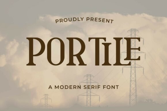 Portile: A Serif Font That Elevates Branding with Elegance