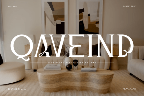 Qaveind: Elevate Your Brand with a Timeless Serif Font
