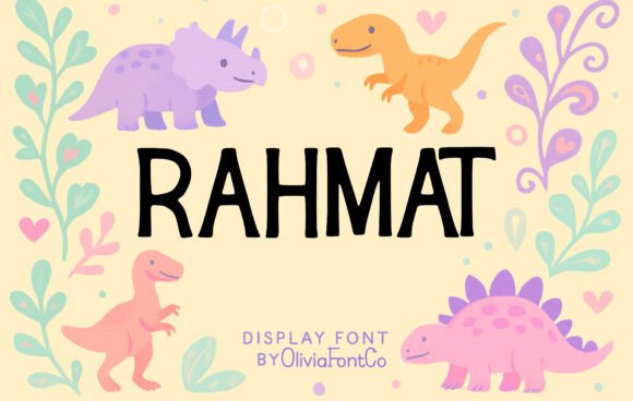 Rahmat: A Display Font for Editorial Expression