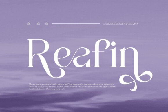 Reafin: A Serif Font That Elevates Digital Branding