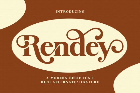 Rendey: A Serif Font for Editorial Elegance