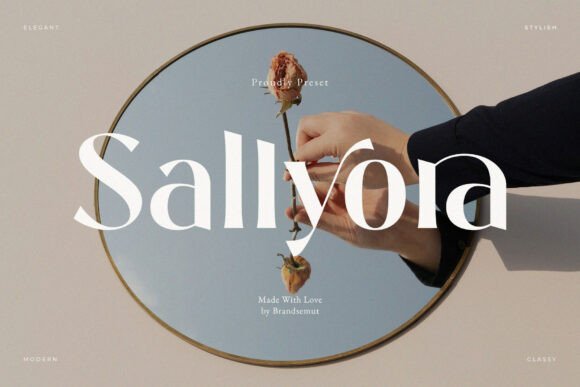 Sallyora: A Serif Font for Editorial Elegance