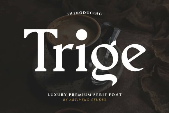 Trige: A Serif Font for Refined Digital Design